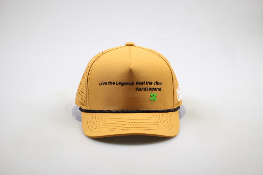 Feel the Vibe Cap – Mustard Yellow