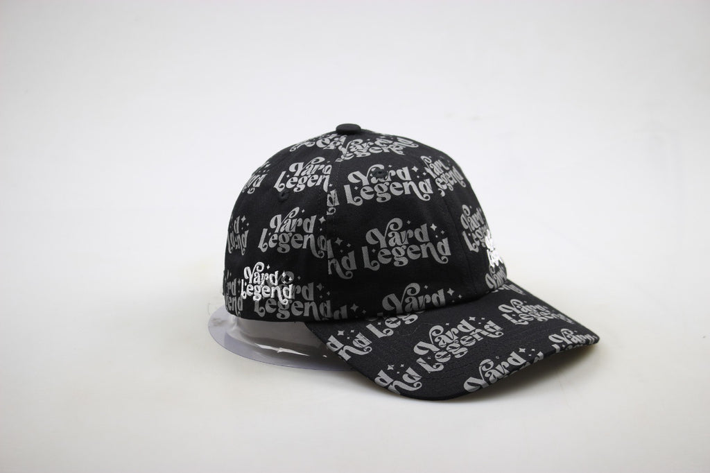 All-Over Logo Cap – Black Edition
