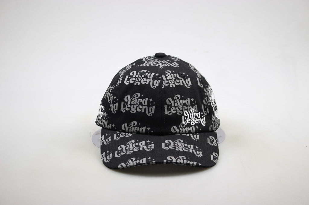 All-Over Logo Cap – Black Edition