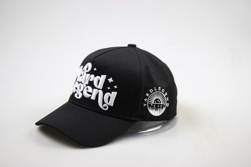 Bold Yard Legend Cap – Black & White