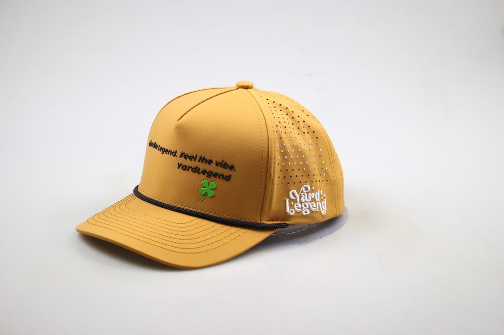 Feel the Vibe Cap – Mustard Yellow
