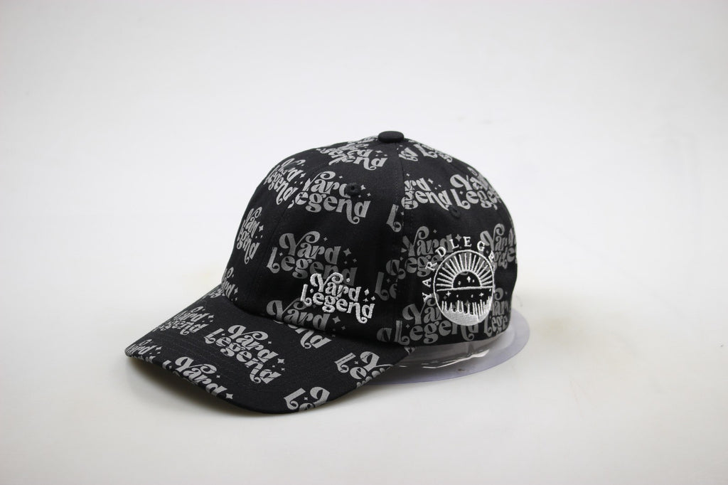 All-Over Logo Cap – Black Edition