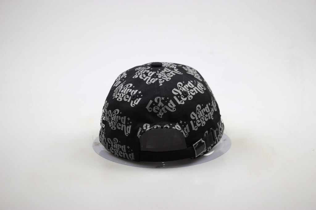 All-Over Logo Cap – Black Edition