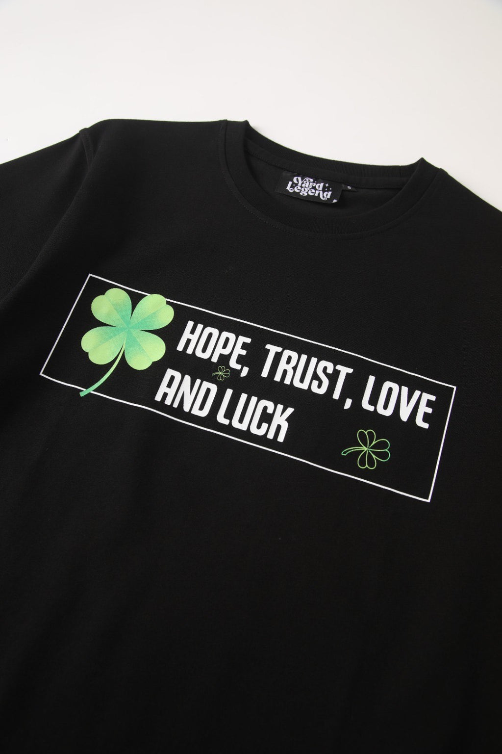 Hope, Trust, Love & Luck T-shirt – Black